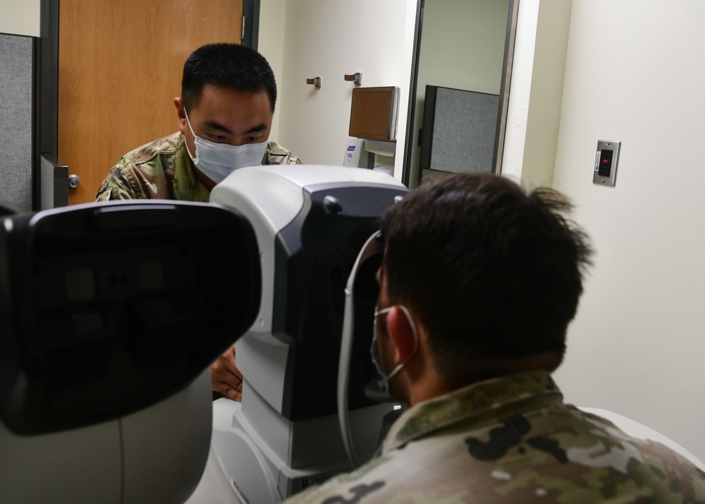 51st Medical Group optometry flight keeps Wolf Pack eyes on target