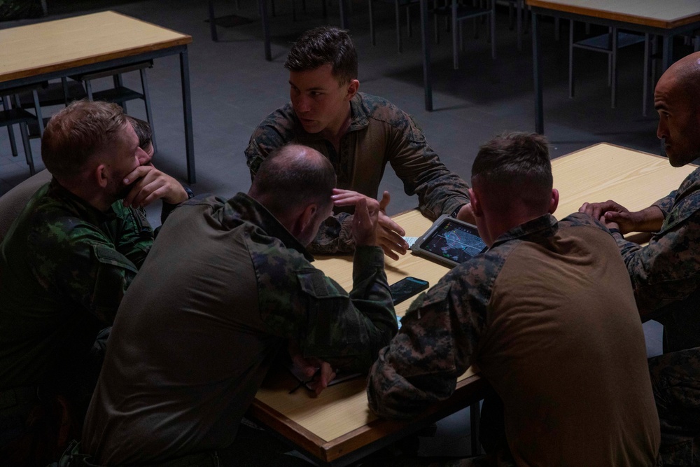 Echo Company conducts bilateral training