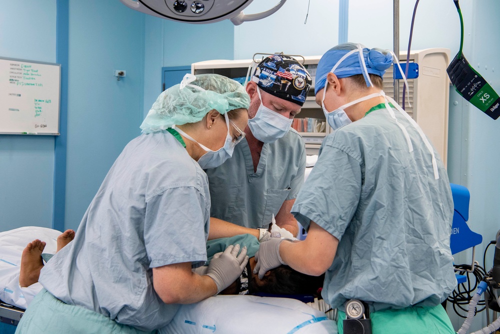 Pacific Partnership 2022 conducts Cleft Lip Repair Surgery aboard USNS Mercy (T-AH 19)