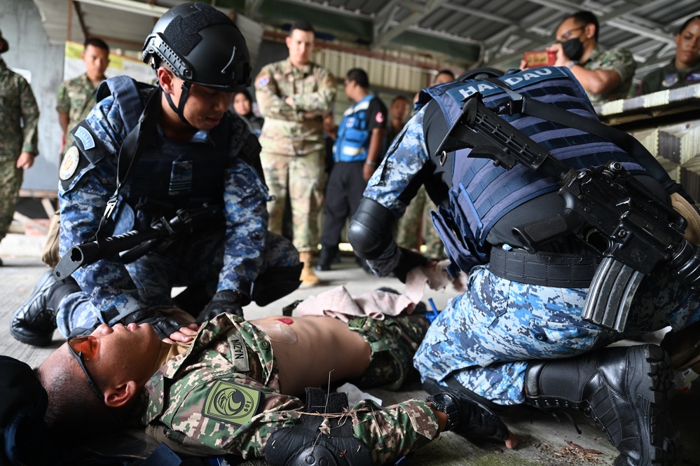 Pacific Angel 22 mass casualty response training