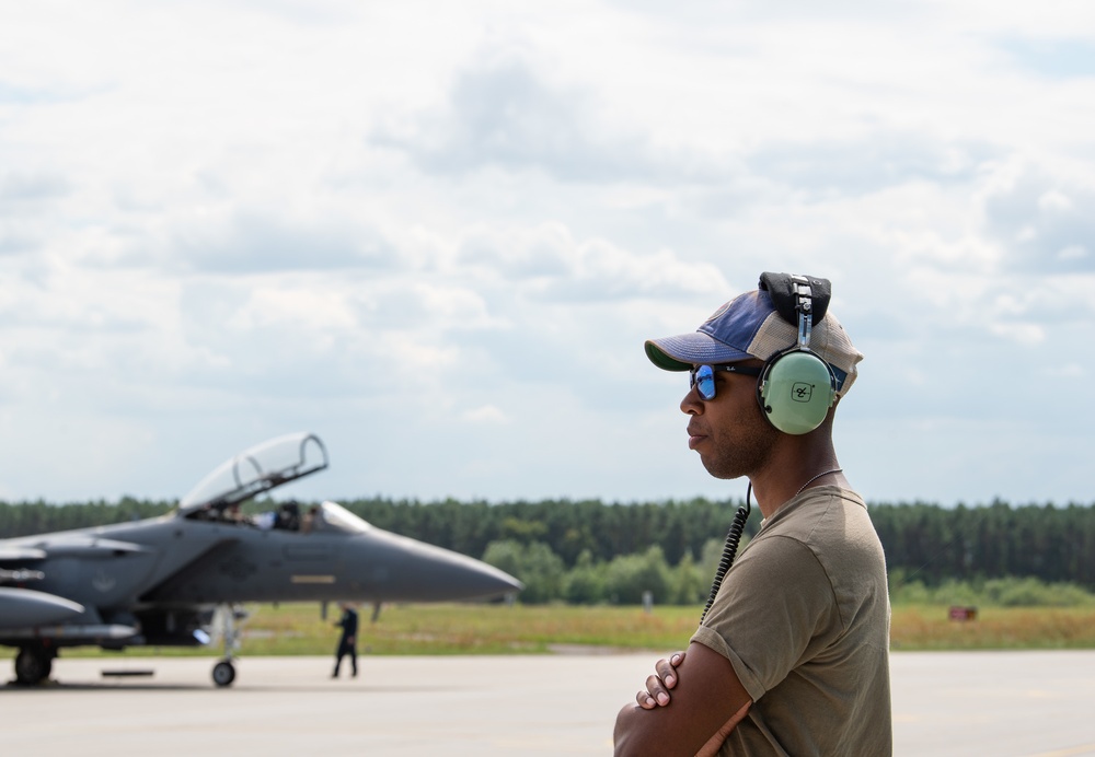 F-15E Strike Eagle supports NATO Air Shielding