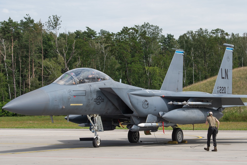 F-15E Strike Eagle supports NATO Air Shielding