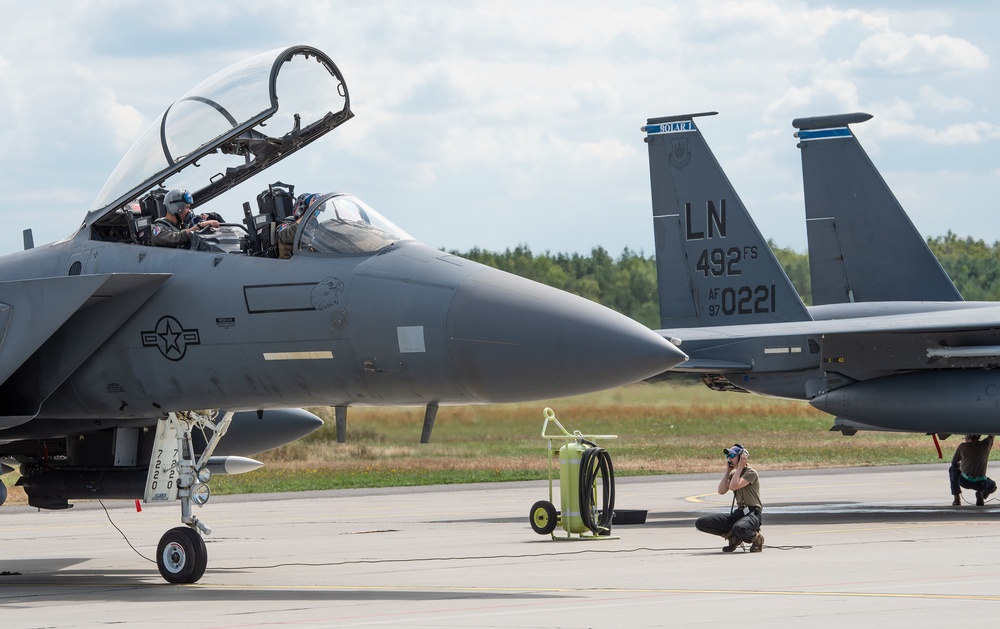 F-15E Strike Eagle supports NATO Air Shielding