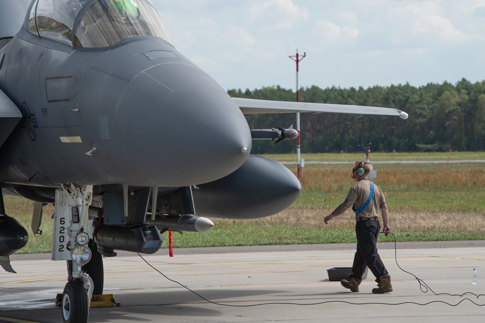 F-15E Strike Eagle supports NATO Air Shielding