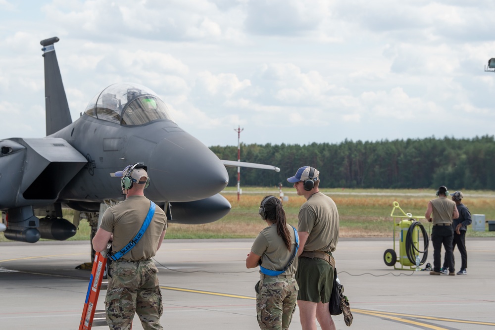 F-15E Strike Eagle supports NATO Air Shielding