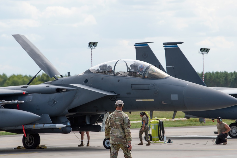 F-15E Strike Eagle supports NATO Air Shielding