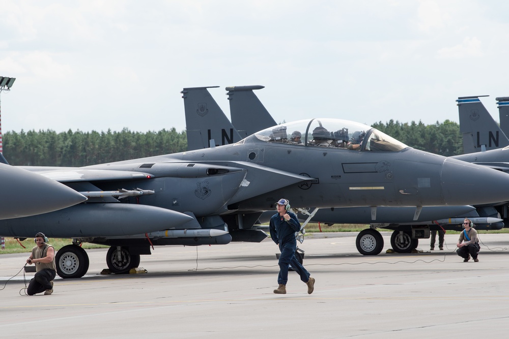 F-15E Strike Eagle supports NATO Air Shielding