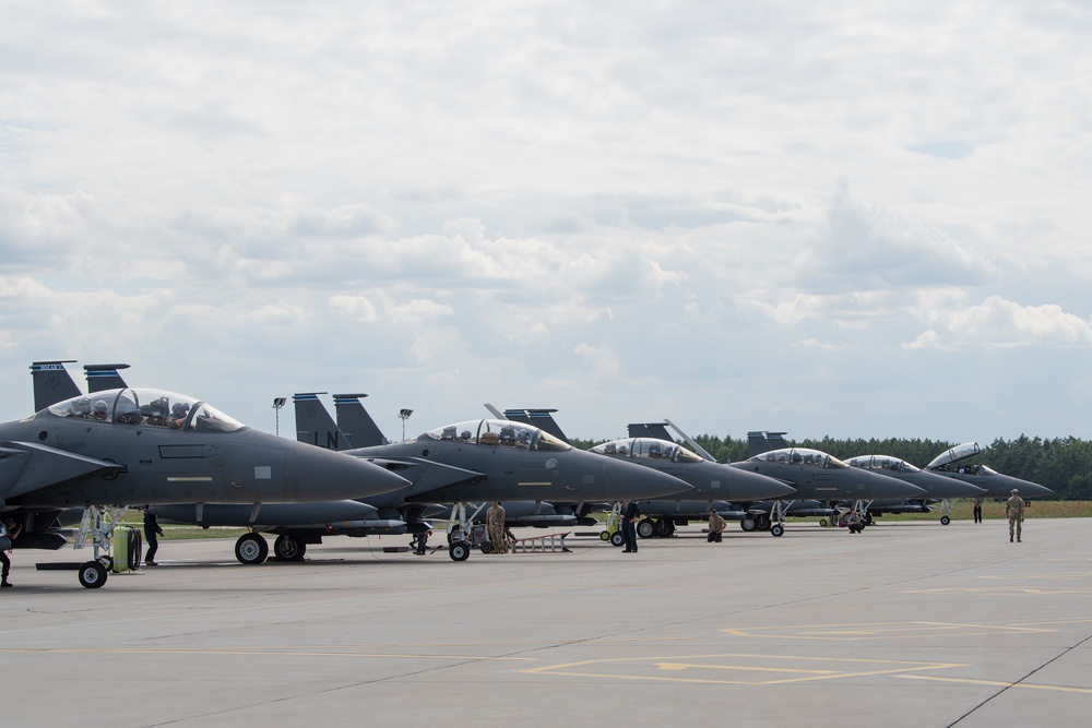 F-15E Strike Eagle supports NATO Air Shielding