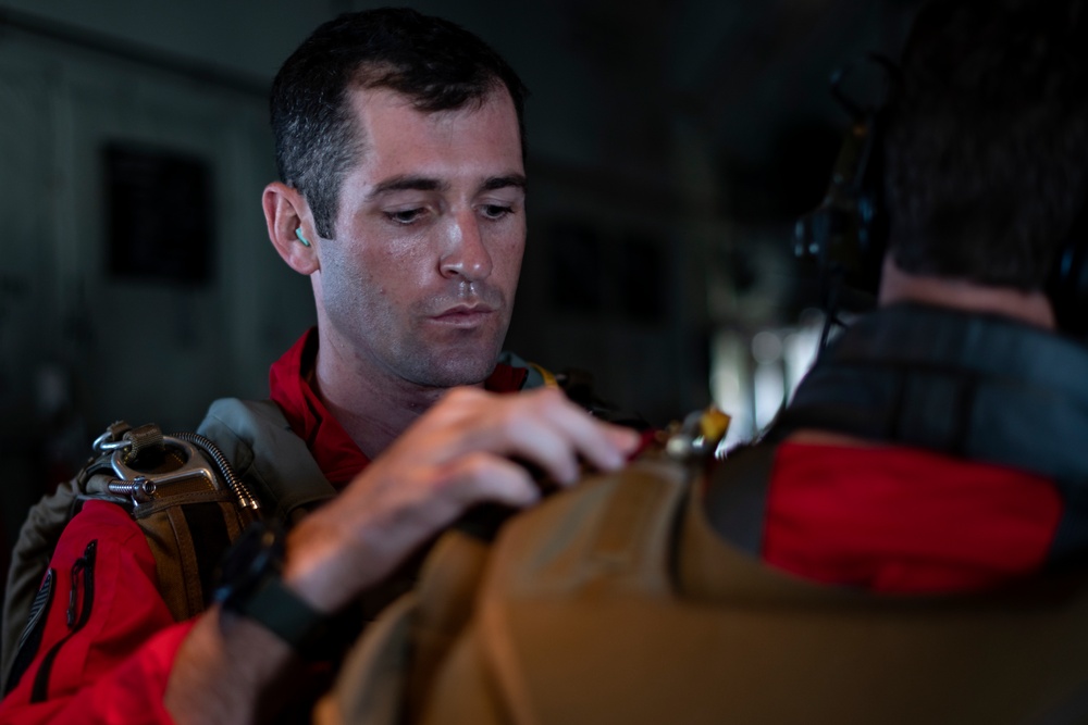 U.S. Pararescuemen conduct over-water personnel recovery and RAMB operations during PAC ANGEL 22