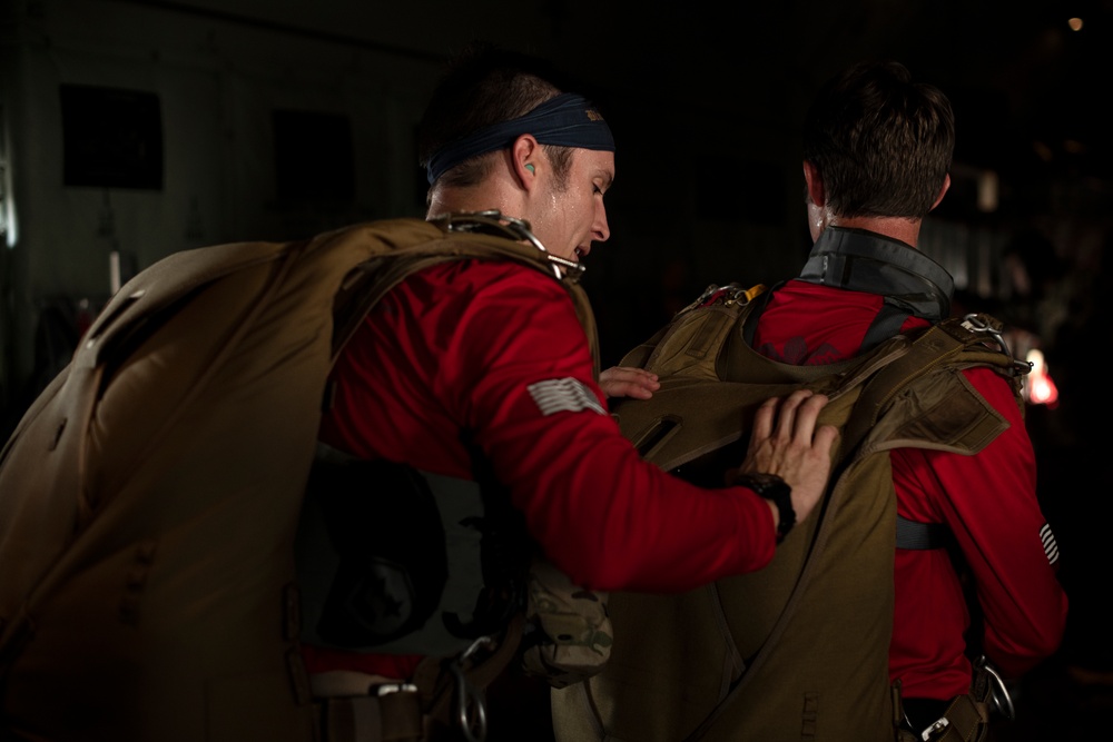 U.S. Pararescuemen conduct over-water personnel recovery and RAMB operations during PAC ANGEL 22