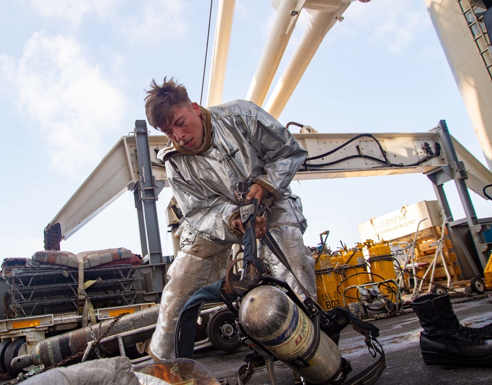 The Harry S. Truman Carrier Strike Group is on a scheduled deployment in the U.S. Naval Forces Europe area of operations, employed by U.S. Sixth Fleet to defend U.S., allied and partner interests.