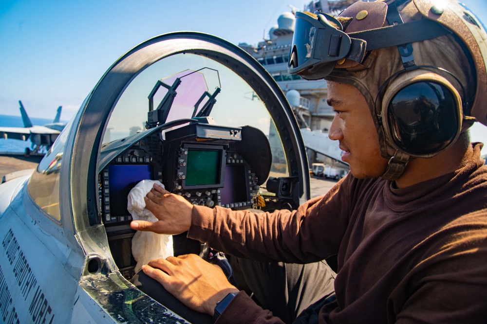 The Harry S. Truman Carrier Strike Group is on a scheduled deployment in the U.S. Naval Forces Europe area of operations, employed by U.S. Sixth Fleet to defend U.S., allied and partner interests.