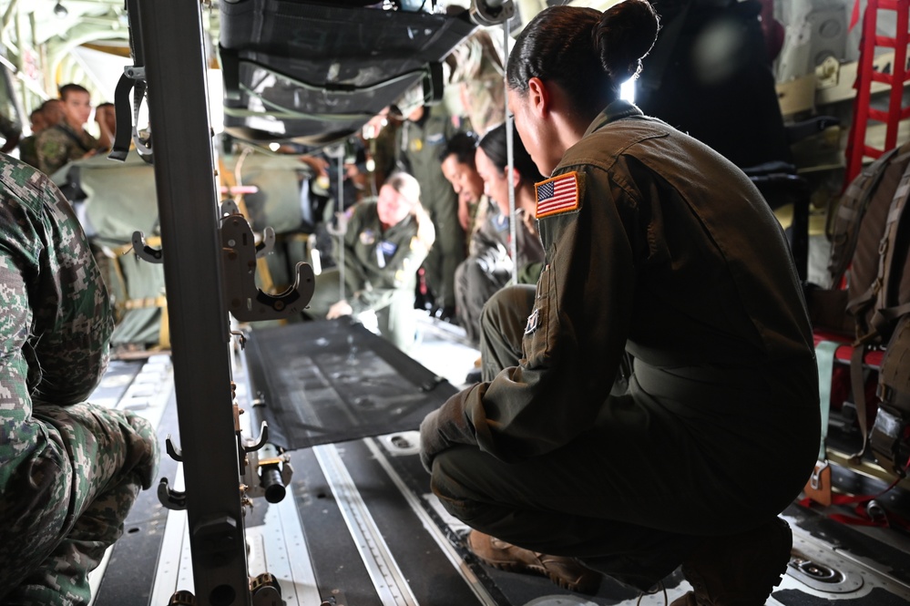 RMAF medics tour C-130J during PAC ANGEL 22