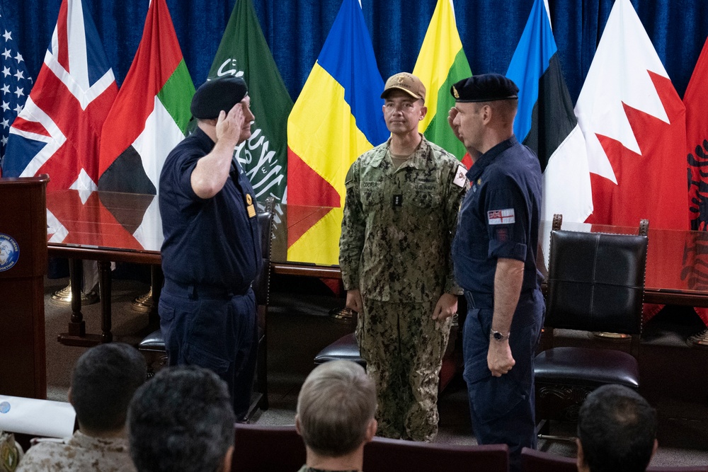 International Maritime Security Construct Holds Change of Command