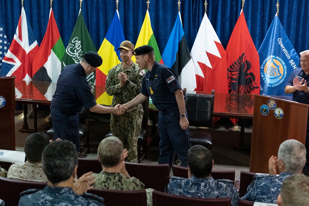 International Maritime Security Construct Holds Change of Command