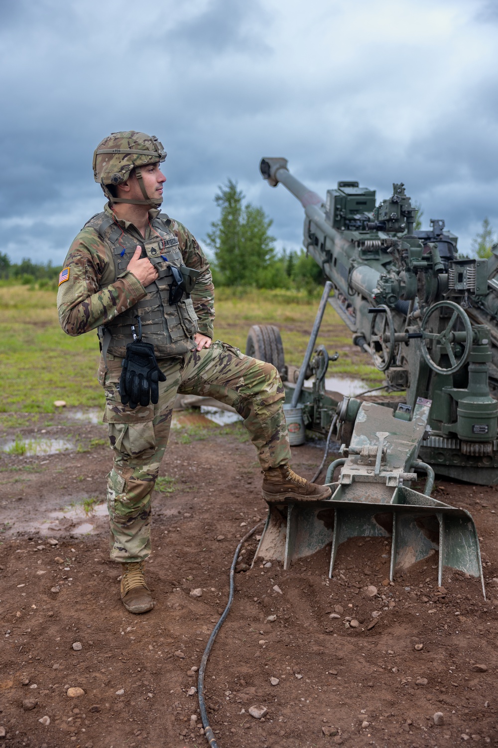 Rhode Island National Guard Field Artillery Fires in Canada