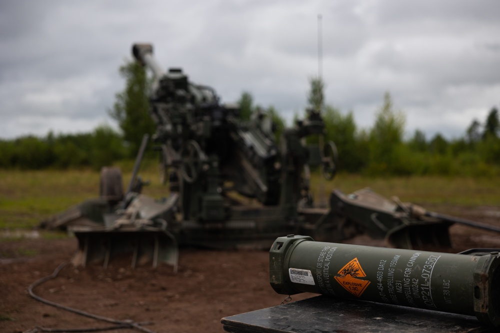 Rhode Island National Guard Field Artillery Fires in Canada