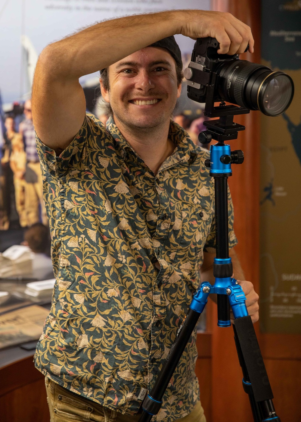 USS George H.W. Bush Sailors Take Cruisebook Portraits