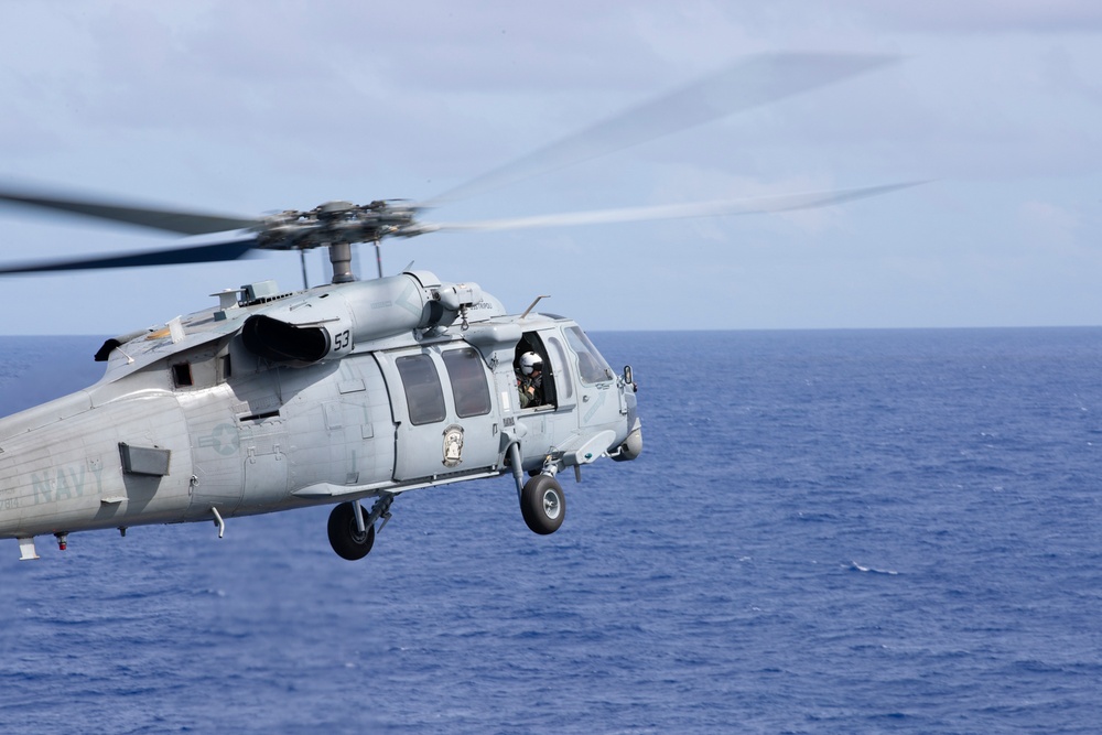 USS Tripoli Flight Operations