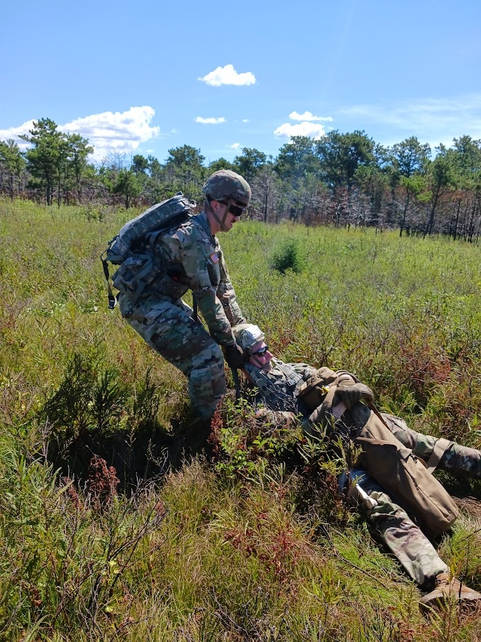 Simulated casualties are just as heavy