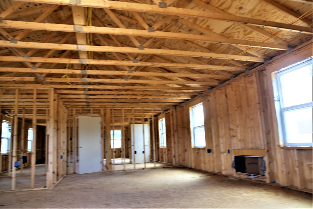 Troop project creating office buildings at Fort McCoy’s LSA Liberty sees work by multiple units
