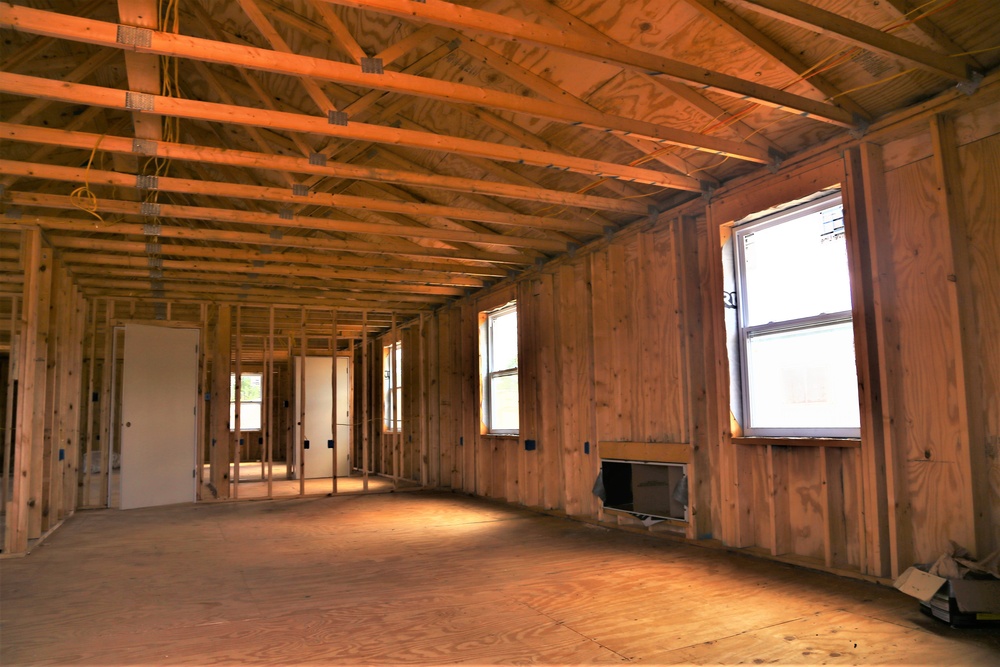 Troop project creating office buildings at Fort McCoy’s LSA Liberty sees work by multiple units