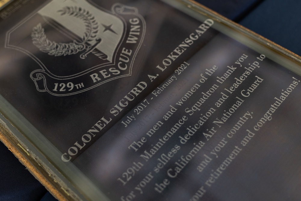 Retirement ceremony held for Col. Sigurd Lokensgard