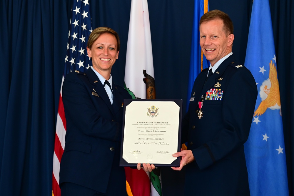 Retirement ceremony held for Col. Sigurd Lokensgard