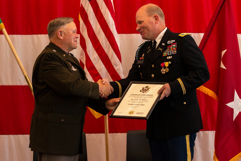 Col. Kevin D. McMahan retires from Washington Army National Guard