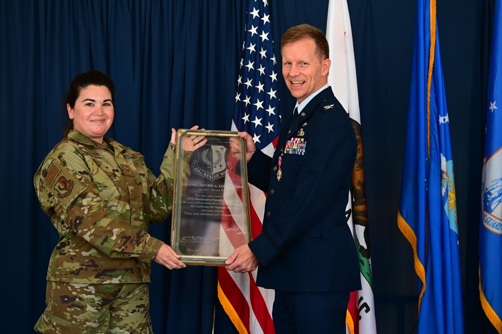 Retirement ceremony held for Col. Sigurd Lokensgard