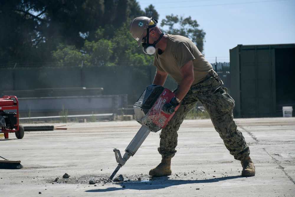 Naval Mobile Construction Battalion 18 Holds Field Training Exercise