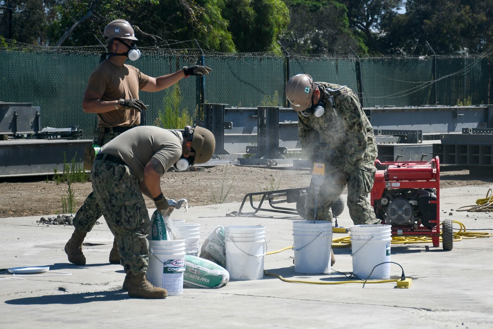 Naval Mobile Construction Battalion 18 Holds Field Training Exercise