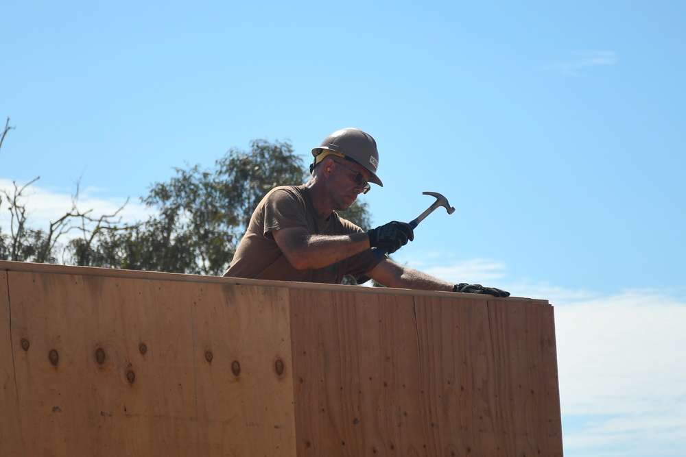 Naval Mobile Construction Battalion 18 Holds Field Training Exercise