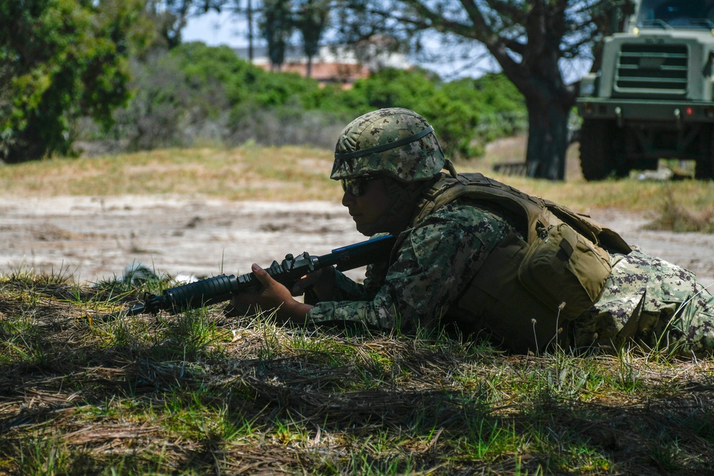 Naval Mobile Construction Battalion 18 Holds Field Training Exercise