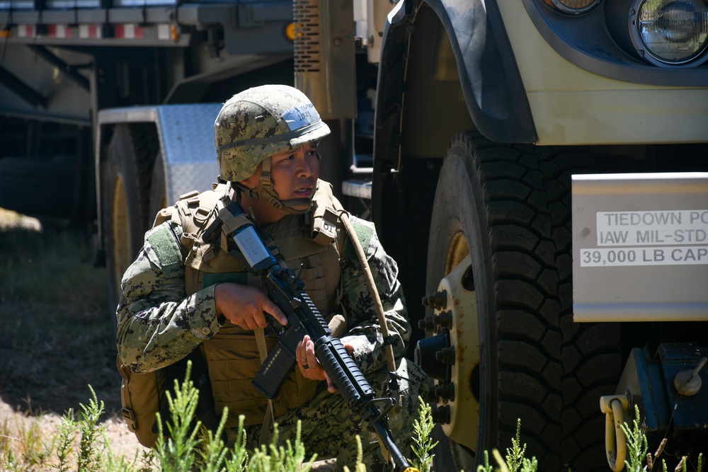 Naval Mobile Construction Battalion 18 Holds Field Training Exercise