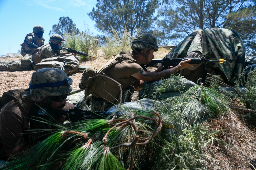 Naval Mobile Construction Battalion 18 Holds Field Training Exercise