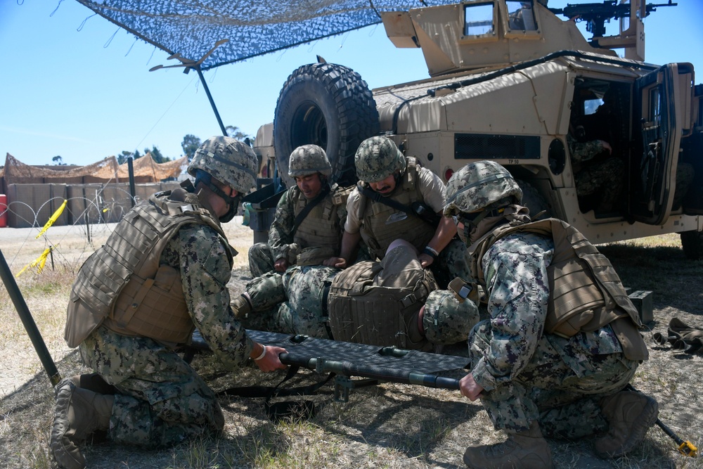 Naval Mobile Construction Battalion 18 Holds Field Training Exercise