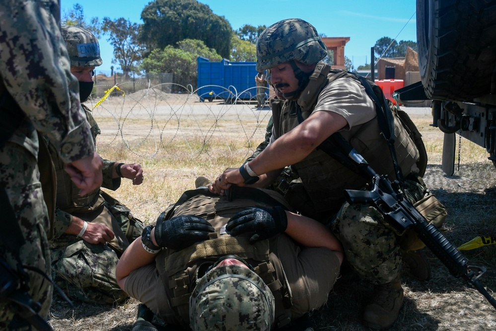 Naval Mobile Construction Battalion 18 Holds Field Training Exercise