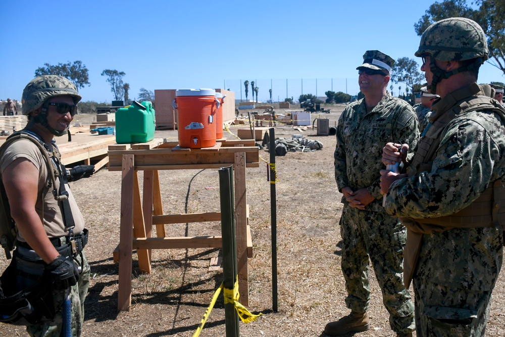 Naval Mobile Construction Battalion 18 Holds Field Training Exercise