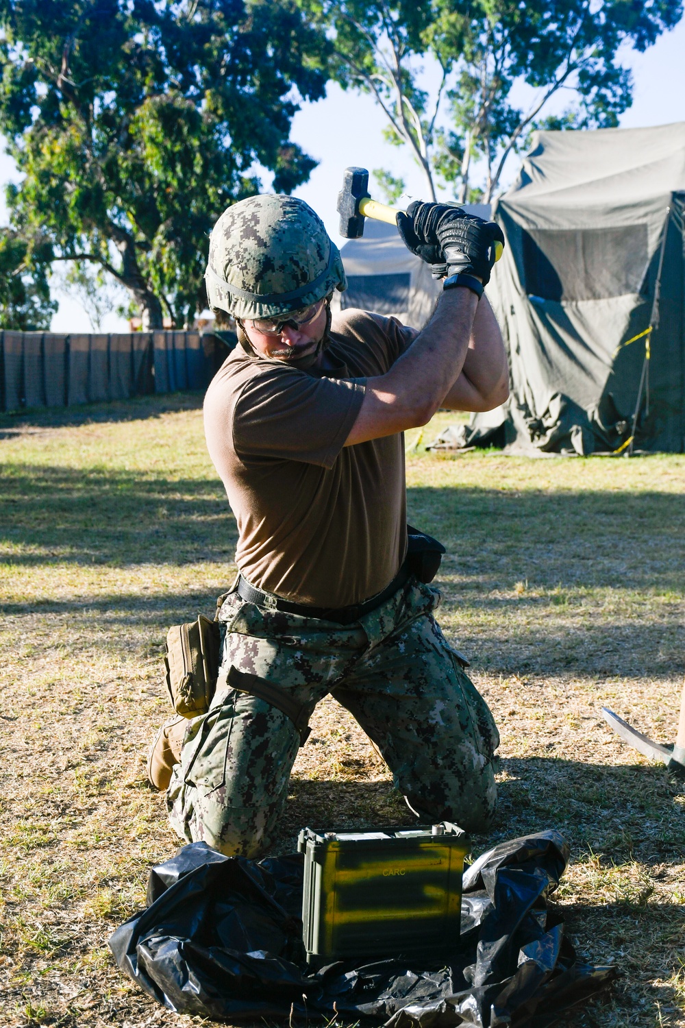 Naval Mobile Construction Battalion 18 Holds Field Training Exercise