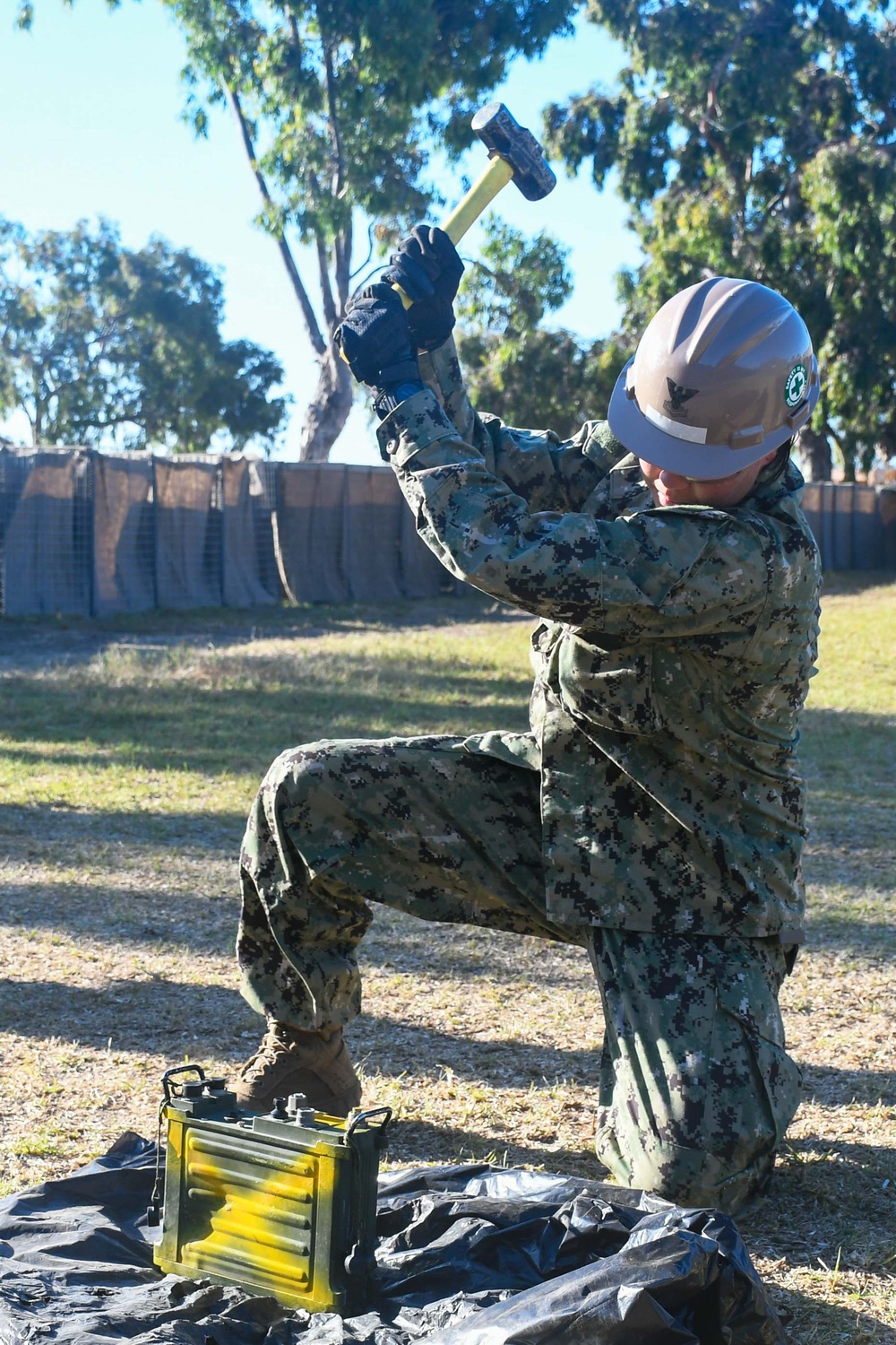 Naval Mobile Construction Battalion 18 Holds Field Training Exercise