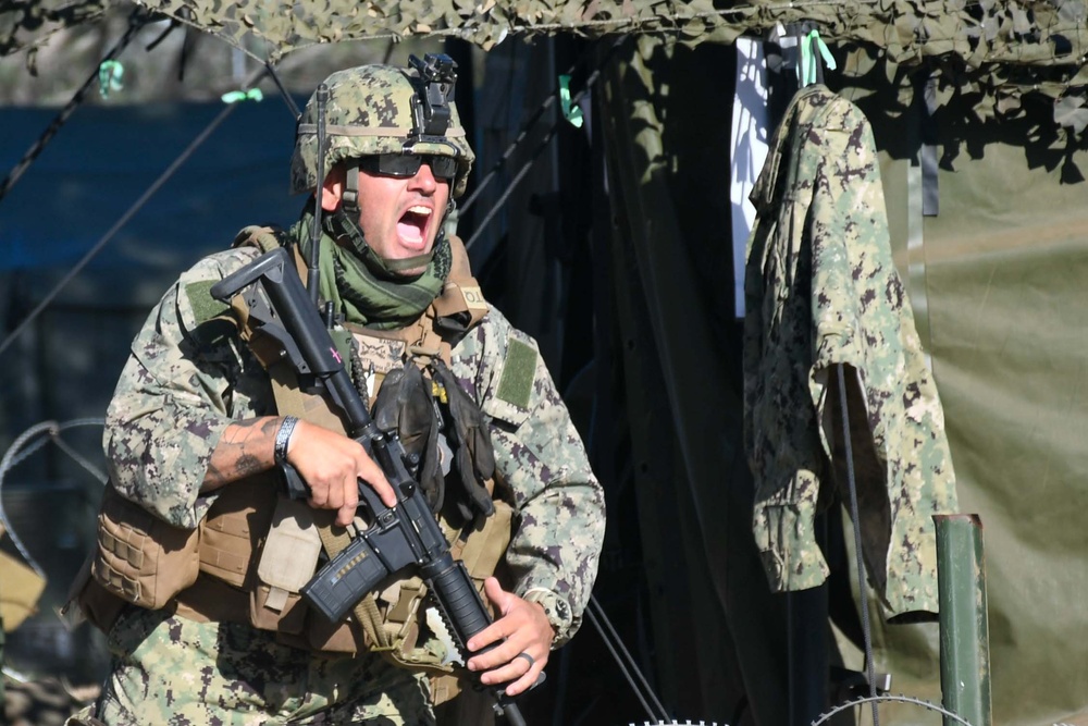 Naval Mobile Construction Battalion 18 Holds Field Training Exercise