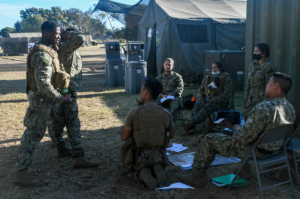 Naval Mobile Construction Battalion 18 Holds Field Training Exercise