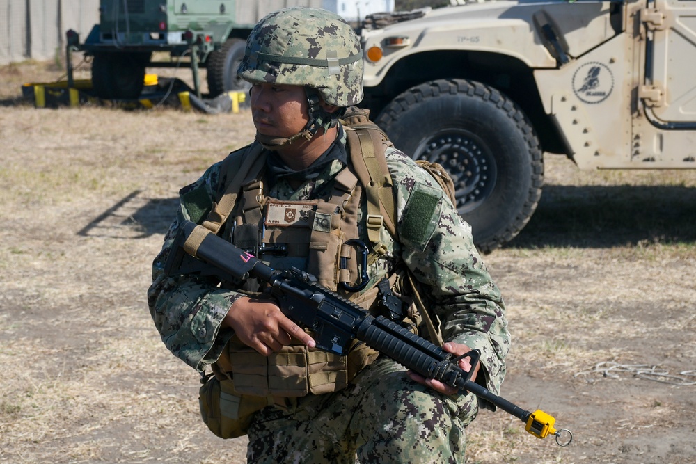 Naval Mobile Construction Battalion 18 Holds Field Training Exercise