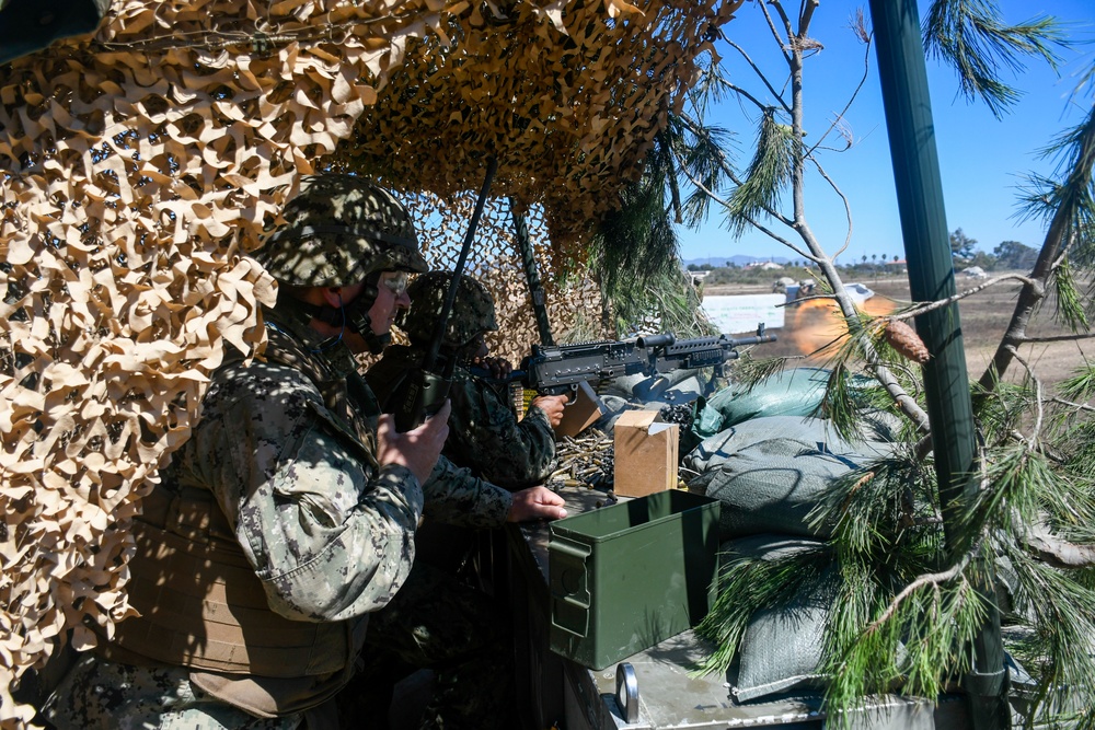 Naval Mobile Construction Battalion 18 Holds Field Training Exercise