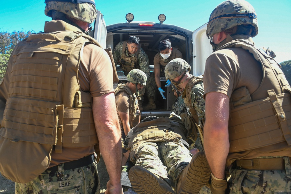 Naval Mobile Construction Battalion 18 Holds Field Training Exercise