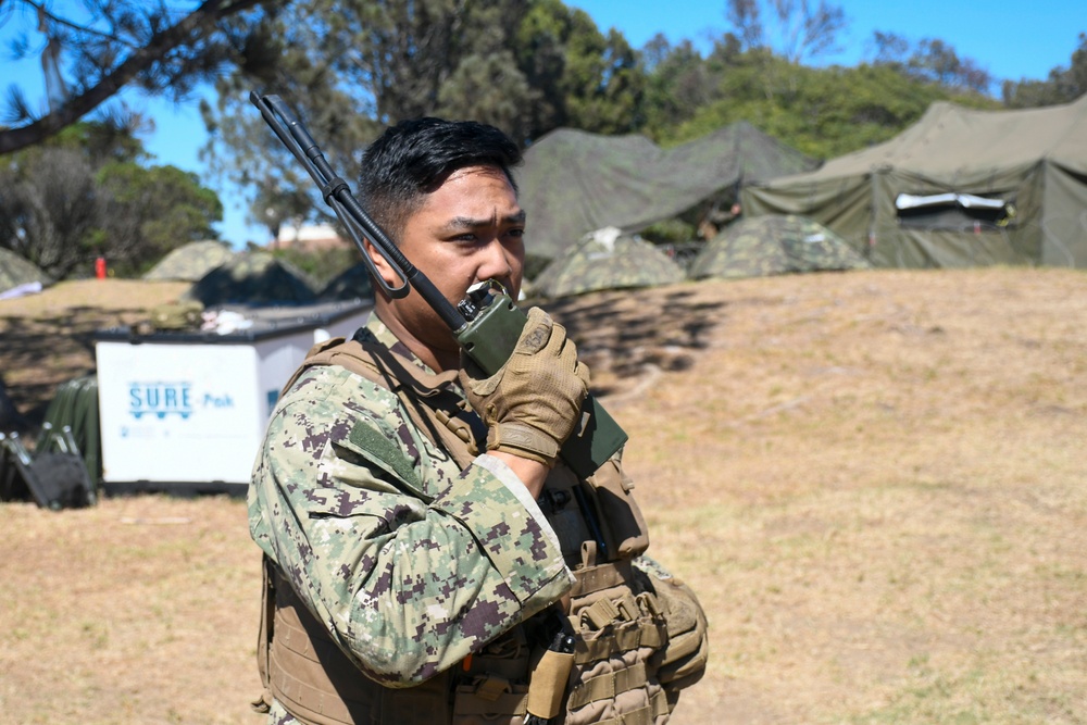 Naval Mobile Construction Battalion 18 Holds Field Training Exercise