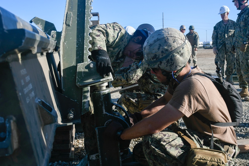 Naval Mobile Construction Battalion 18 Holds Field Training Exercise