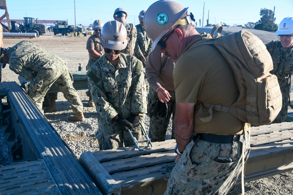 Naval Mobile Construction Battalion 18 Holds Field Training Exercise