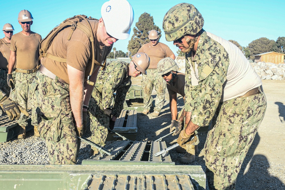 Naval Mobile Construction Battalion 18 Holds Field Training Exercise